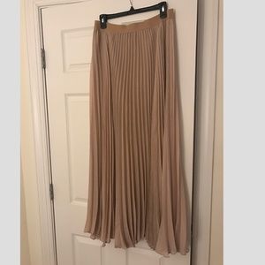BCBG Pleated Maxi Skirt